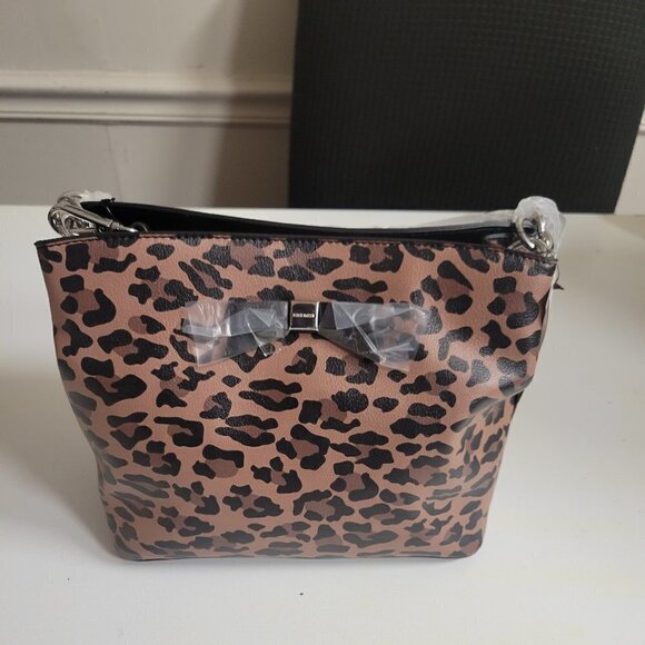 Nine West® Maile Bucket Bag Leopard - Picture 2 of 9